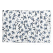 Housse D'oreillers Cellules bleues, Cloches, Bellflowers (Dos-gauche)