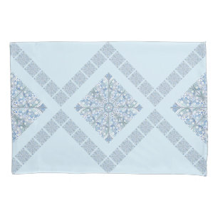 Housse D'oreillers Céramique Lace bleu clair