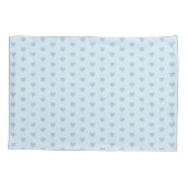 Housse D'oreillers Céramique Lace bleu clair (Dos)