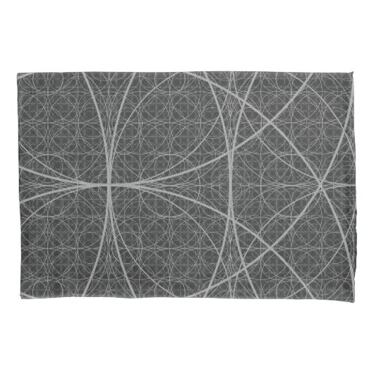 Housse D'oreillers Cercles de géométrie sacrés Fleur de vie (devant)