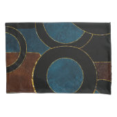 Housse D'oreillers Cercles géométriques Abstraits Parties scintillant (devant-gauche)