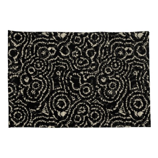 Housse D'oreillers Cercles vintages (Dos-Droit)