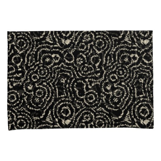 Housse D'oreillers Cercles vintages (devant-Droit)