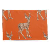 Housse D'oreillers Cerf en rouge (Dos-Droit)