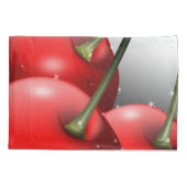 Housse D'oreillers Cerises avec gouttes de ragoût (Dos)