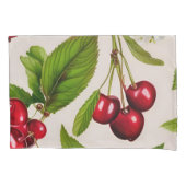 Housse D'oreillers Cerises Vintage Gras (devant)