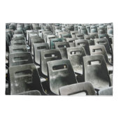 Housse D'oreillers Chaises gris monochromatique (Dos)