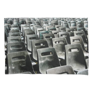 Housse D'oreillers Chaises gris monochromatique