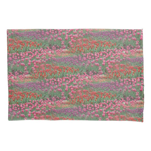Housse D'oreillers Champ De Tulipes (devant)