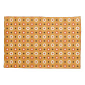 Housse D'oreillers Champignons et fleurs doux rétro (Dos-gauche)