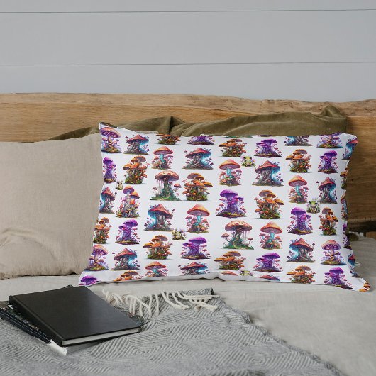 Housse D'oreillers Champignons et grenouilles à contes équitables