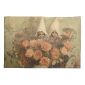 Housse D'oreillers Chariot Halloween vintage (2) (Dos-gauche)