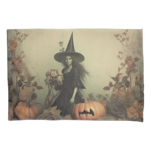 Housse D'oreillers Chariot Halloween vintage (3)