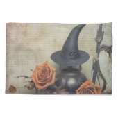 Housse D'oreillers Chariot Halloween vintage (8) (Dos-gauche)