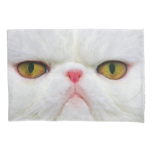 Housse D'oreillers Chat blanc (devant)