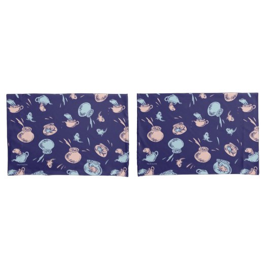 Housse D'oreillers Chat Dans Le Casquette | Le Motif du poisson (devant-Set)