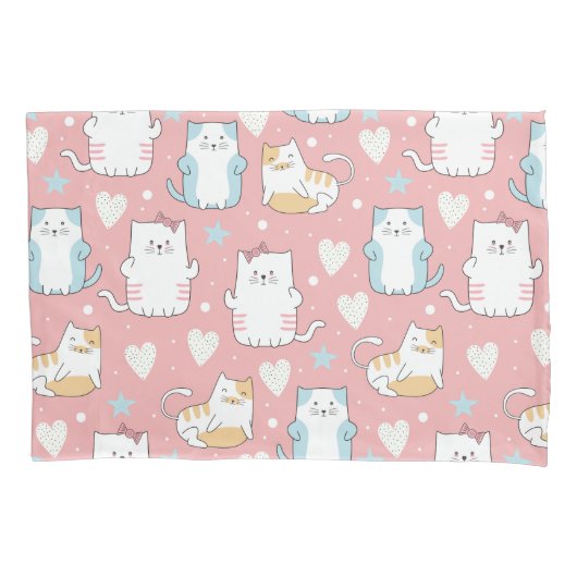 Housse D'oreillers Chats mignons (devant-gauche)