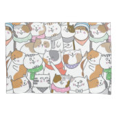 Housse D'oreillers Chats mignons (devant-gauche)