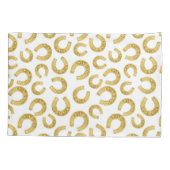 Housse D'oreillers Chaussure Or Bonne chance (Dos)