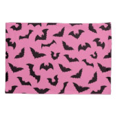 Housse D'oreillers Chauve-souris rose pastel motif (Dos)