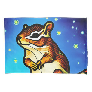 Housse D'oreillers Cheeky, Jouant Chipmunk Pal