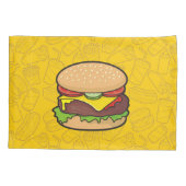 Housse D'oreillers Cheeseburger (Dos)