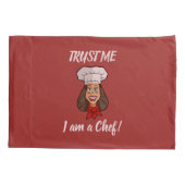 Housse D'oreillers Chef femme (Dos)