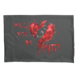 Housse D'oreillers Chemise WIll You Be Mine Saint-Valentin