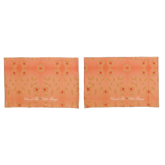 Housse D'oreillers Cherish The Little Things Coussin Coque Set (devant-Set)