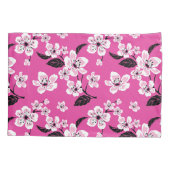 HOUSSE D'OREILLERS CHERRY BLOSSOM - SAKURA (PINK) (Dos-gauche)