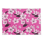 HOUSSE D'OREILLERS CHERRY BLOSSOM - SAKURA (PINK) (Dos-Droit)