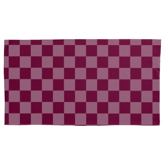 Housse D'oreillers Cherry Checker deux tones Pillowcases HAMbyWG (devant-gauche)