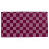 Housse D'oreillers Cherry Checker deux tones Pillowcases HAMbyWG (devant-Droit)