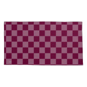 Housse D'oreillers Cherry Checker deux tones Pillowcases HAMbyWG (Dos-gauche)