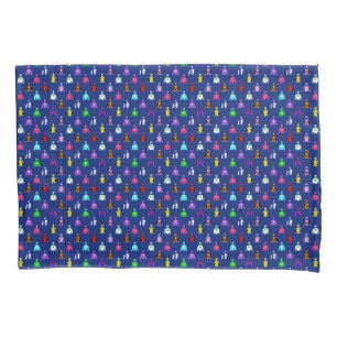 Housse D'oreillers Cheval Rider Jockey Motif de soies