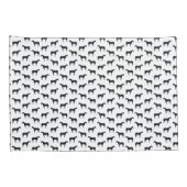 Housse D'oreillers Chevaux d'époque illustrés COULEUR ARRIÈRE - PLAN  (Dos-Droit)