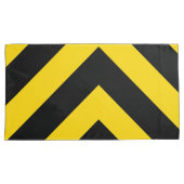Housse D'oreillers Chevrons audacieux de la route (devant-Droit)