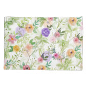 Housse D'oreillers Chic Floral Décontracté (Dos)