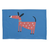 Housse D'oreillers Chiens amusants (devant)