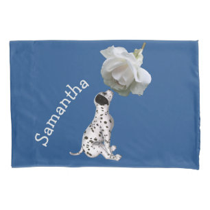 Housse D'oreillers Chiot dalmate Et Animal Rose