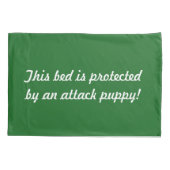 Housse D'oreillers Chiot protégé (Dos)