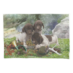 Housse D'oreillers Chiots mignons à poignets allemands