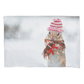 Housse D'oreillers Chipmunk de Noël (devant-gauche)