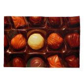 HOUSSE D'OREILLERS CHOCOLATS ASSORTIS (Dos)