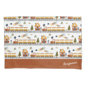 Housse D'oreillers Choo Choo Train Pattern (devant)
