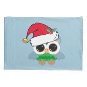 Housse D'oreillers Chouette de Noël (Dos)