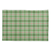 Housse D'oreillers Christmas Green Rustic Holiday Plaid Farmhouse (Dos)