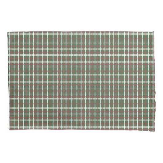 Housse D'oreillers Christmas plaid (devant)