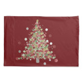Housse D'oreillers Christmas Polka Dot Tree Holiday (Dos)