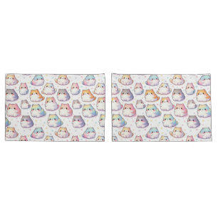 Housse D'oreillers Chubby Cartoon Cats